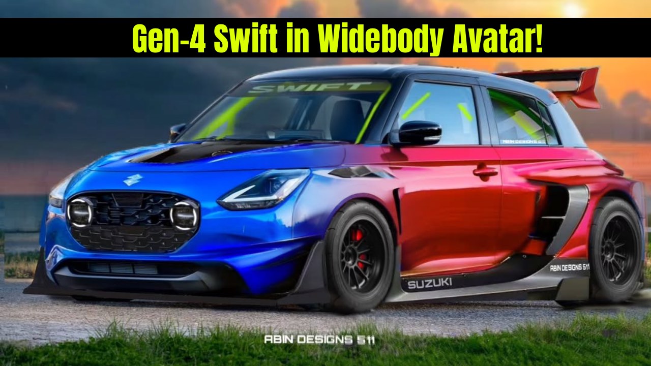 Maruti Swift Widebody Concept Render