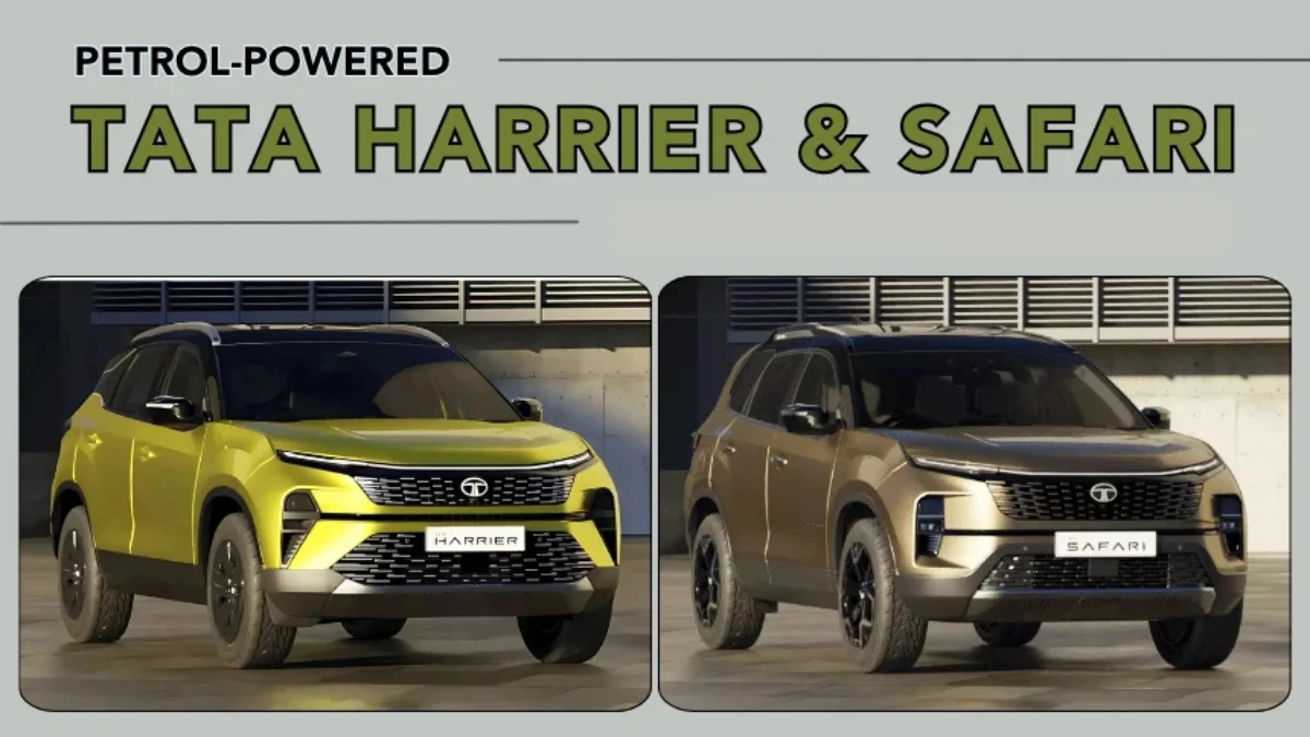 Tata Harrier & Tata Safari Petrol Variants